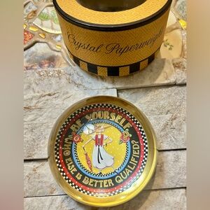 Mary Englberit Crystal paperweight Made in France “ BE YOURSELF “